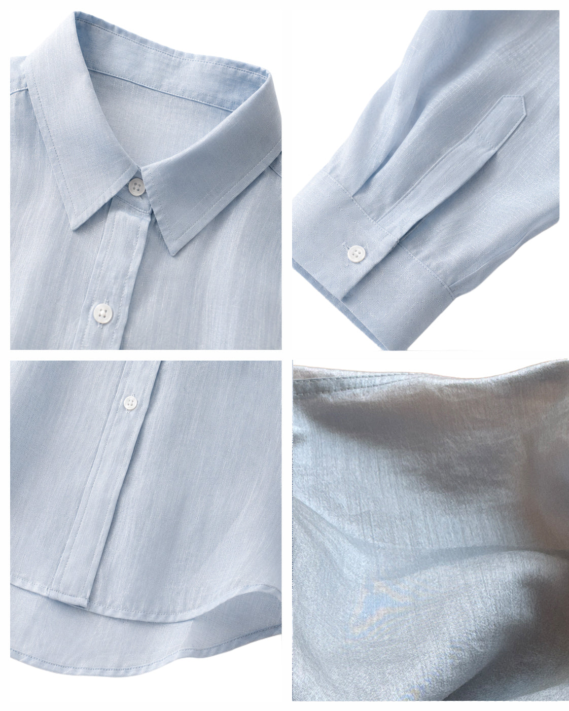 EGP SHEER SILK BLEND SHIRT