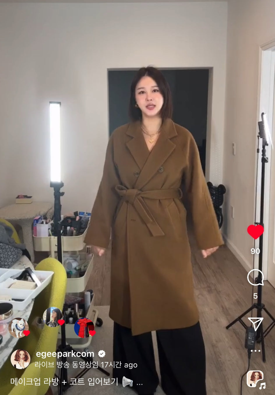 classic belted coat