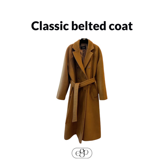 classic belted coat
