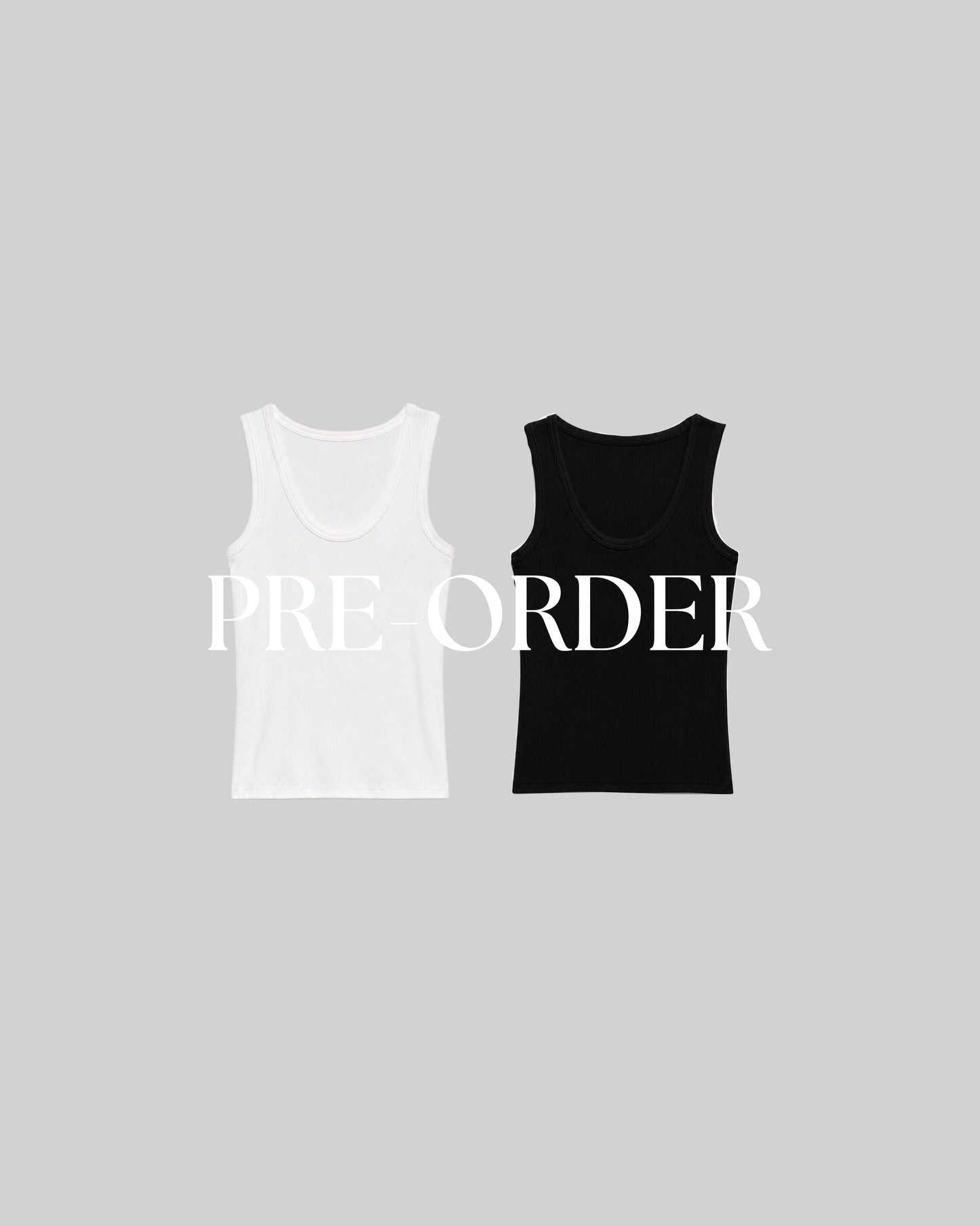 [FREE SHIPPING] 3PCS 18% EGP ESSENTIAL LUX TANK TOP